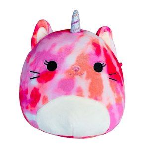 Squishmallows Adrie Pink Tie Dye 7-8" Caticorn Cat Plush